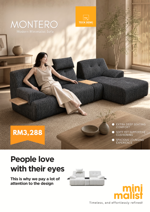 Montero Modern Minimalist Sofa